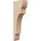 Ekena Millwork 2"W x 4"D x 12"H Thin New Brighton Rough Cedar Woodgrain TimberThane Corbel, Primed Tan CORUR02X04X12NEBRCPR - alternate 1